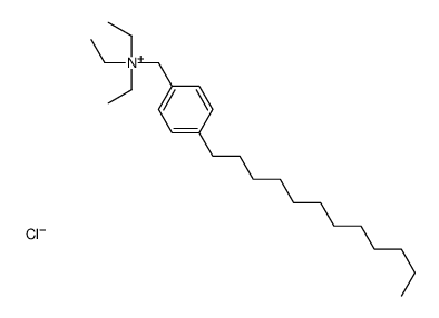 (4-dodecylphenyl)methyl-triethylazanium,chloride Structure