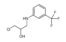 1-chloro-3-[3-(trifluoromethyl)anilino]propan-2-ol Structure