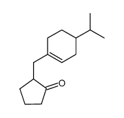 2-[(4-isopropylcyclohex-1-en-1-yl)methyl]cyclopentan-1-one结构式