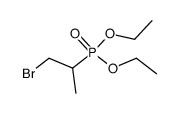 (2-bromo-1-methyl-ethyl)-phosphonic acid diethyl ester Structure