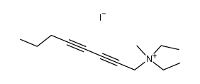 1-Diethylamino-octadiin-(2,4)-methojodid Structure