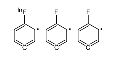 tris(4-fluorophenyl)indigane Structure