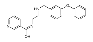 N-[2-[(3-phenoxyphenyl)methylamino]ethyl]pyridine-3-carboxamide Structure