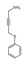 4-phenylsulfanylbut-2-yn-1-amine Structure