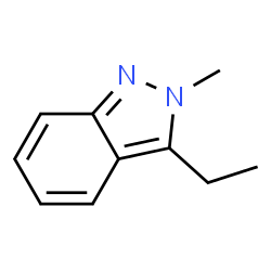 2H-Indazole,3-ethyl-2-methyl-结构式