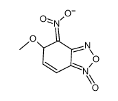 (5-methoxy-1-oxidobenzo[c][1,2,5]oxadiazol-4(5H)-ylidene)azinate Structure