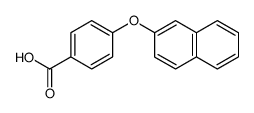 4-(2-naphthyloxy)benzoic acid Structure