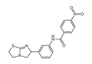 4-nitro-N-[3-(2,3,5,6-tetrahydro-imidazo[2,1-b]thiazol-6-yl)-phenyl]-benzamide Structure