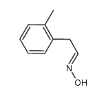 2-(o-tolyl)acetaldehyde oxime结构式