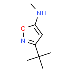 5-Isoxazolamine,3-(1,1-dimethylethyl)-N-methyl-(9CI)结构式