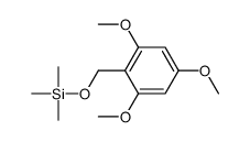 trimethyl-[(2,4,6-trimethoxyphenyl)methoxy]silane Structure