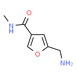 3-Furancarboxamide,5-(aminomethyl)-N-methyl-(9CI) Structure