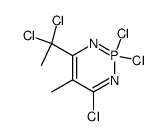 2,2,4-trichloro-6-(1,1-dichloro-ethyl)-5-methyl-2λ5-[1,3,2]diazaphosphinine Structure