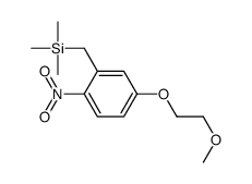 [5-(2-methoxyethoxy)-2-nitrophenyl]methyl-trimethylsilane Structure