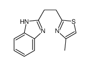 2-[2-(1H-benzimidazol-2-yl)ethyl]-4-methyl-1,3-thiazole Structure