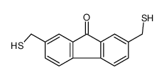 2,7-bis(sulfanylmethyl)fluoren-9-one Structure