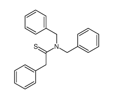 N,N-dibenzyl-2-phenylethanethioamide Structure