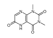 1,3-dimethyl-5H-pteridine-2,4,6-trione结构式