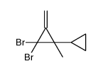 1,1-dibromo-2-cyclopropyl-2-methyl-3-methylidenecyclopropane Structure