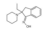N-(2-ethyl-2-piperidin-1-yl-3H-inden-1-ylidene)hydroxylamine Structure