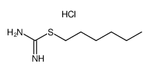 S-hexyl-isothiourea, S-hexyl-isothiuronium-chloride结构式