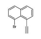 1-bromo-8-ethynylnaphthalene Structure