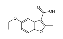 5-Ethoxy-2-methyl-1-benzofuran-3-carboxylic acid Structure