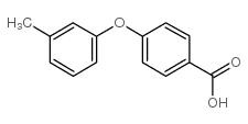 4-(3-methylphenoxy)benzoic acid Structure