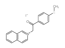 2-isoquinolin-2-yl-1-(4-methylsulfanylphenyl)ethanone结构式