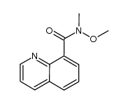 quinoline-8-carboxylic acid methoxymethylamide结构式