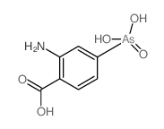 Benzoicacid, 2-amino-4-arsonoyl-结构式