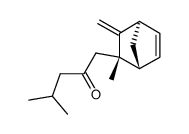 5-Methylen-6-exo-methyl-6-endo-(4-methyl-2-oxopentyl)-norbornen Structure
