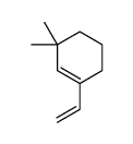 1-ethenyl-3,3-dimethylcyclohexene Structure