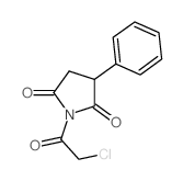 2,5-Pyrrolidinedione,1-(2-chloroacetyl)-3-phenyl- picture