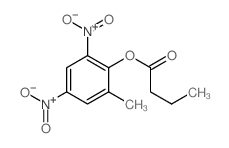 4,6-Dinitro-o-cresol butyrate structure