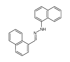 1-naphthylhydrazone of 1-naphthoic aldehyde Structure