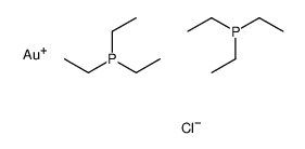chlorogold,triethylphosphane Structure