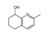8-hydroxy-5,6,7,8-tetrahydroquinaldine结构式