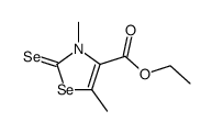 4-ethoxycarbonyl-3,5-dimethyl-1,3-selenazole-2-selone Structure