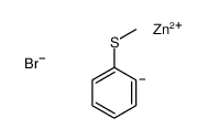 bromozinc(1+),methylsulfanylbenzene Structure