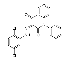 3-[(2,5-dichlorophenyl)hydrazinylidene]-1-phenylquinoline-2,4-dione Structure