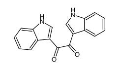 1,2-Bis(1H-indol-3-yl)ethane-1,2-dione结构式