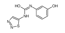 1-(3-hydroxyphenyl)-3-(thiadiazol-5-yl)urea结构式