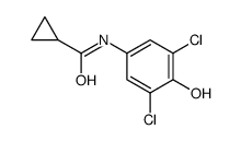Cyclopropanecarboxamide, N-(3,5-dichloro-4-hydroxyphenyl)- (9CI) Structure