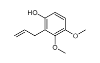 3,4-dimethoxy-2-(2-propenyl)phenol Structure
