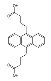 4,4'-anthracene-9,10-diyl-di-butyric acid结构式