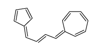 7-[(E)-4-(2,4-Cyclopentadien-1-ylidene)-2-butenylidene]-1,3,5-cycloheptatriene结构式