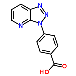 4-(3H-[1,2,3]triazolo[4,5-b]pyridin-3-yl)benzoicacid结构式