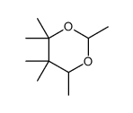 2,4,4,5,5,6-hexamethyl-1,3-dioxane Structure