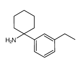 Cyclohexanamine, 1-(3-ethylphenyl)- (9CI) structure